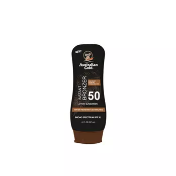 Солнцезащитный лосьон с бронзатором Spf 50 - 237 мл Australian Gold
