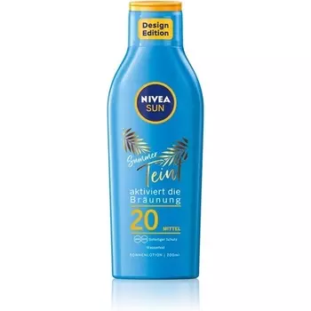 Солнцезащитный лосьон Sun Summer Complexion Spf 20, 200 мл, Nivea