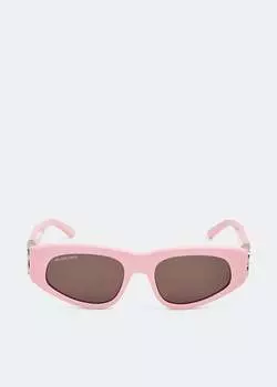 Солнечные очки BALENCIAGA Dynasty D-frame sunglasses, розовый