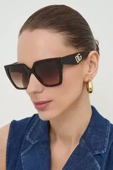 Солнечные очки Dolce & Gabbana, коричневый