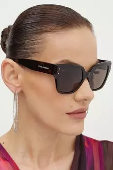 Солнечные очки Dolce & Gabbana, коричневый