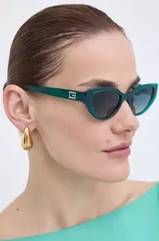 Солнечные очки Guess, бирюзовый