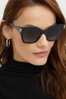Солнечные очки Jimmy Choo, черный