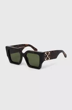 Солнечные очки Off-White, коричневый