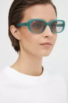 Солнечные очки Ray-Ban, зеленый