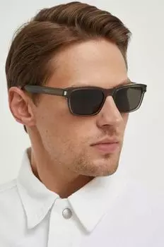 Солнечные очки Saint Laurent, серый