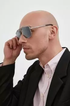 Солнечные очки Versace, серый