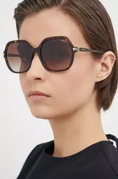 Солнечные очки Vogue, коричневый