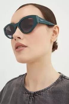 Солнечные очки Vogue, зеленый