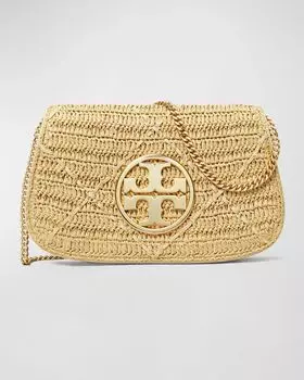 Соломенная клатч Reva Tory Burch, цвет Natural