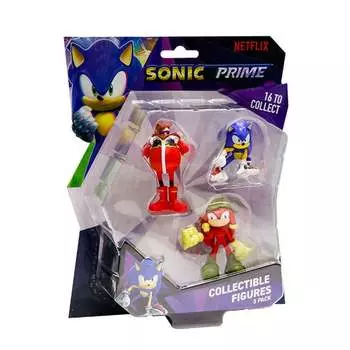 SONIC PRIME, Набор из 3 фигурок, Микс