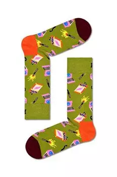 Соответствующие носки Happy Socks, зеленый