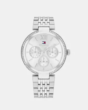 Sophia 1782695 Многофункциональные женские часы из стали Tommy Hilfiger, серебряный