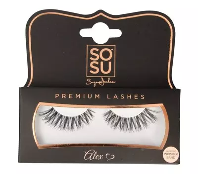Sosu, Premium Lashes, накладные ресницы Alex - 100% натуральные