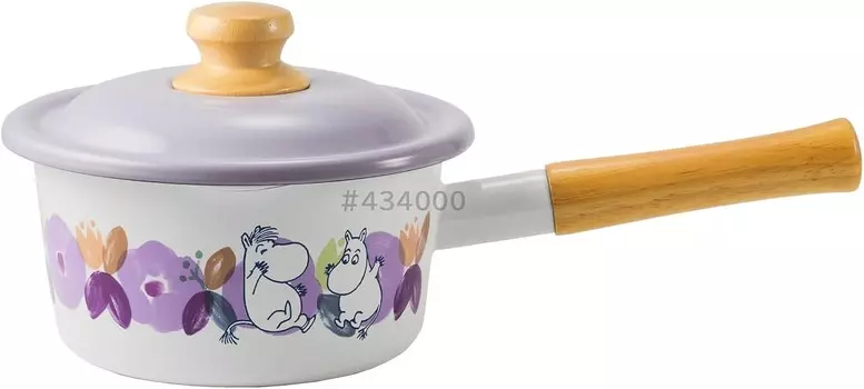 Сотейник Fuji Hollow Moomin Flower Garden 6,3 дюйма (16 см) MTH-16S FUJIHORO, Lavender