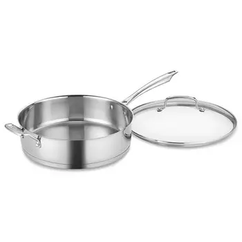 Сотейник с крышкой Cuisinart, серебряный