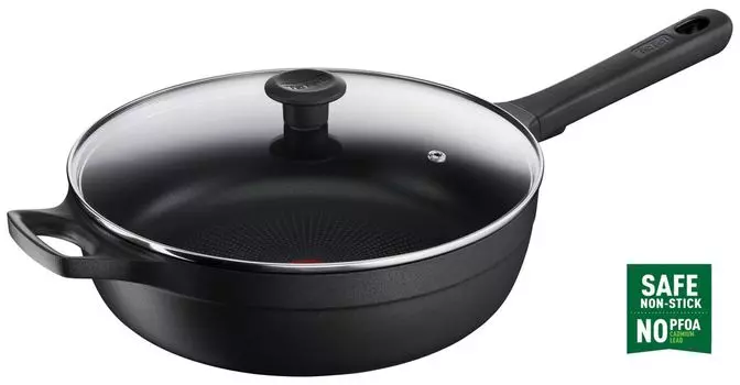 Сотейник Tefal Trattoria Pro 28 см со стеклянной крышкой, G6123744