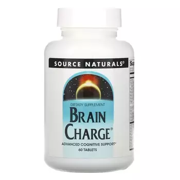 Source Naturals Brain Charge, 60 таблеток