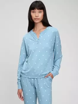 Спальная футболка Gap, синий