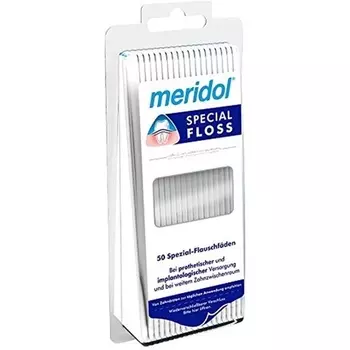 Special Floss Специальные флисовые нитки, упаковка из 50 шт., Meridol