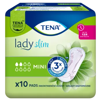 Специализированные гигиенические прокладки, 10 шт./1 упаковка. Tena Lady slim mini