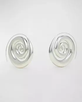 Спиральные серьги Кассия Cult Gaia, цвет Antique Silver