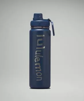 Спортивная бутылка Back to Life 0,7 л Lululemon, синий
