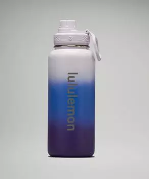 Спортивная бутылка Back to Life 0,95 л Lululemon, белый