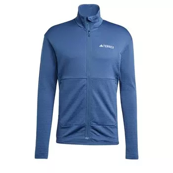 Спортивная флисовая куртка Adidas, синий