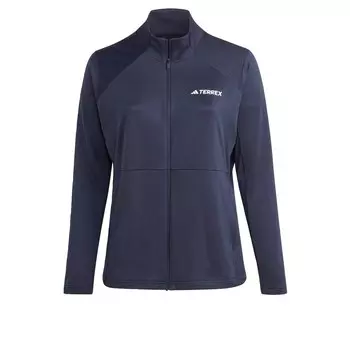 Спортивная флисовая куртка ADIDAS TERREX, темно-синий