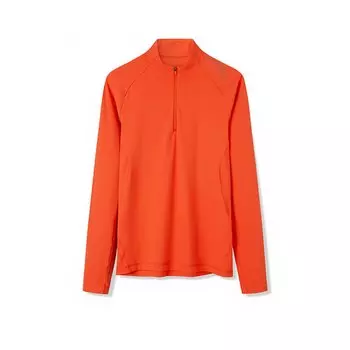 Спортивная футболка Anta Running half zip, оранжевый