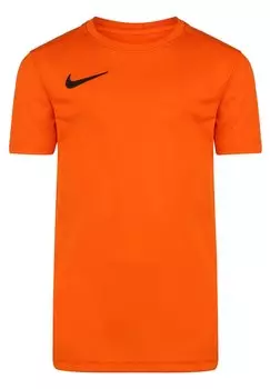 Спортивная футболка FUSSBALL DRI FIT PARK VII KURZARM Nike, цвет safety orange / black