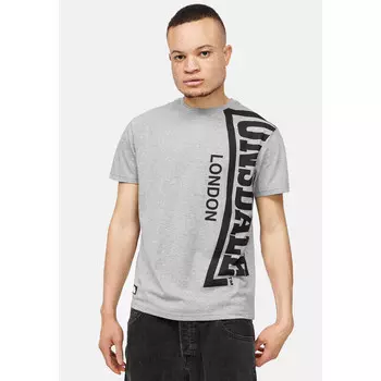 Спортивная футболка Lonsdale, серый/черный