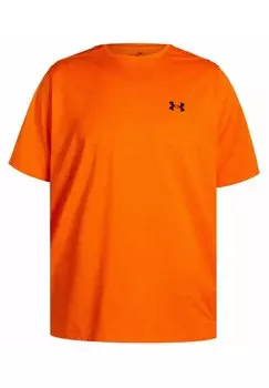 Спортивная футболка TECH VENT Under Armour, оранжевый взрыв черный
