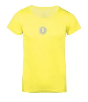 Спортивная футболка Trollkids Funktionsshirt Preikestolen, цвет Limonade