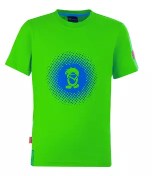 Спортивная футболка Trollkids T Shirt Pointillism, цвет Hellgrn/Blau