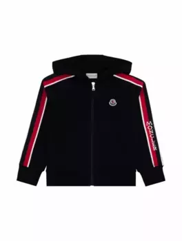 Спортивная кофта с логотипом Moncler, тёмно-синий