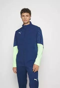 Спортивная куртка КУРТКА ИНДИВИДУАЛЬНАЯ ЗИМНЯЯ Puma, персидский синий/эвкалипт