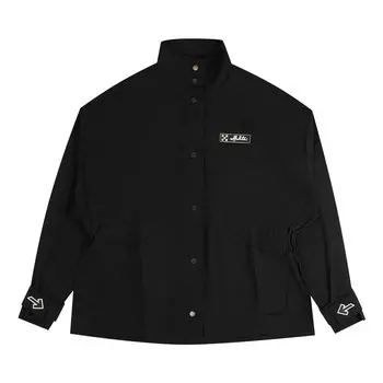 Спортивная куртка Off-White из нейлона с логотипом Черный