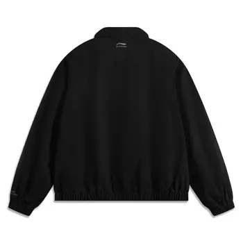 Спортивная модная коллекция куртка унисекс черный Lining