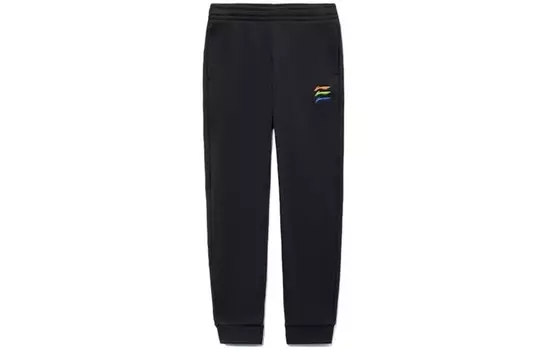 Спортивная модная коллекция трикотажные спортивные штаны женские черные Lining