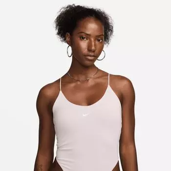 Спортивная одежда Боди на бретельках Chill Knit NIKE, цвет platinum violet/sail