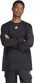 Спортивная одежда Brand Love Футболка с длинными рукавами adidas, черный