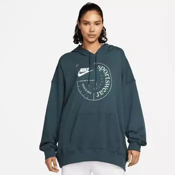 Спортивная одежда Объемная толстовка из френч терри NIKE, цвет deep jungle