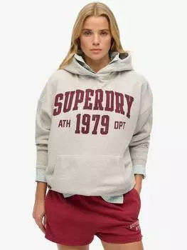 Спортивная повседневная толстовка с капюшоном Superdry, цвет Glacier Grey Marl