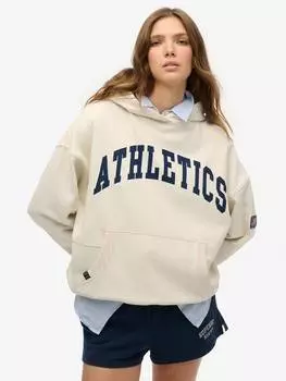 Спортивная повседневная толстовка с капюшоном Superdry, цвет Desert Bone White