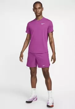 Спортивная рубашка с короткими рукавами Nike, фиолетовый