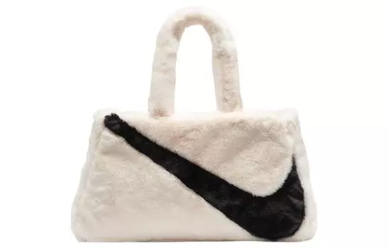 Спортивная сумка-тоут из искусственного меха 10 л Guava Ice Nike, Guava Ice & Black