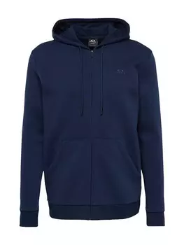 Спортивная толстовка на молнии Oakley, темно-синий