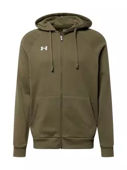 Спортивная толстовка на молнии Under Armour Rival, хаки